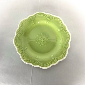 Pier 1 Green Lacy Plate
